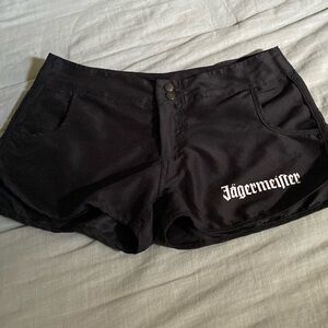 Jagermeister Women's lightweight Shorty Shorts Black Adult Size S